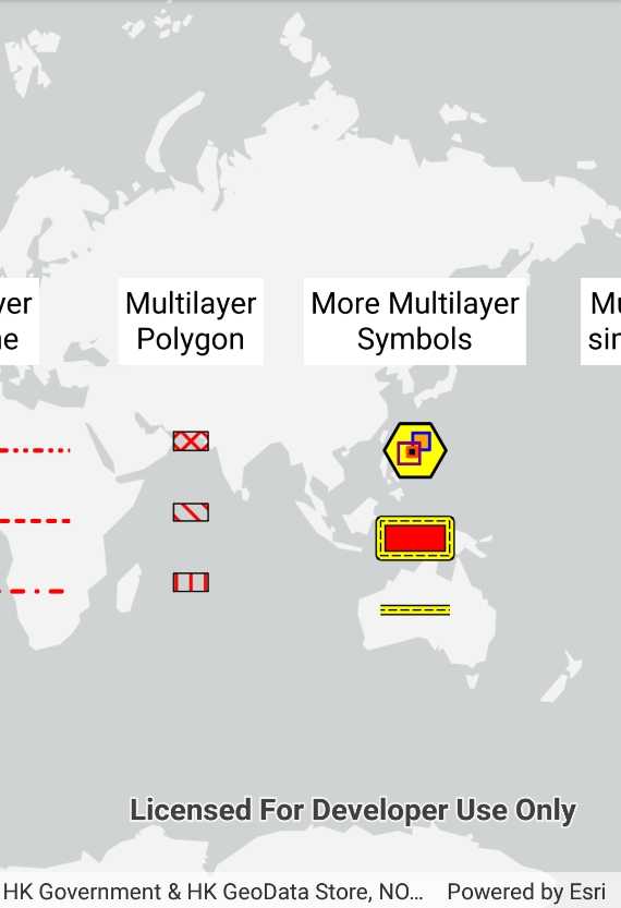 Image of render multilayer symbols