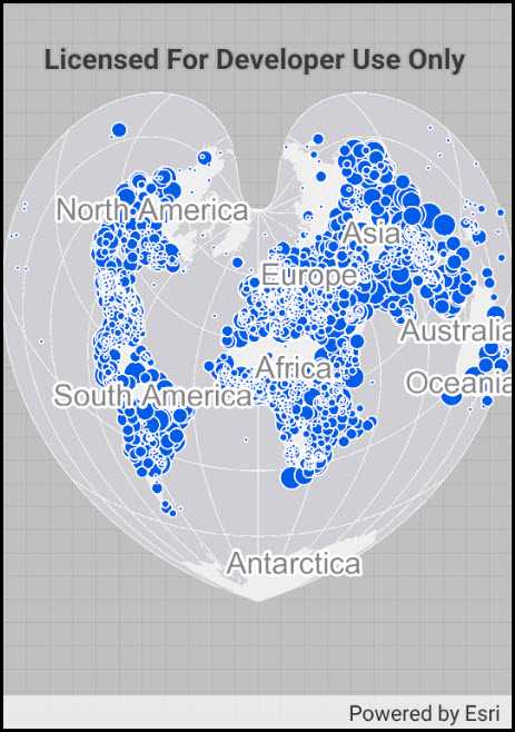 Image of map spatial reference