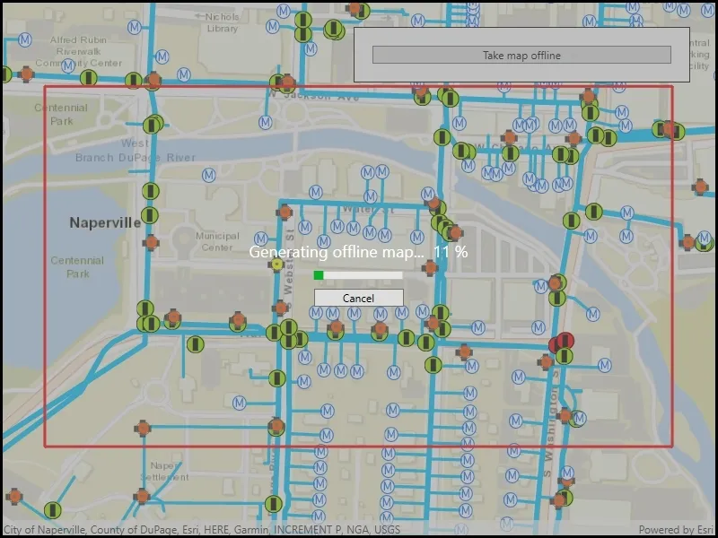 Image of generate offline map