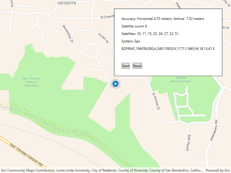 Image of NMEA location data source