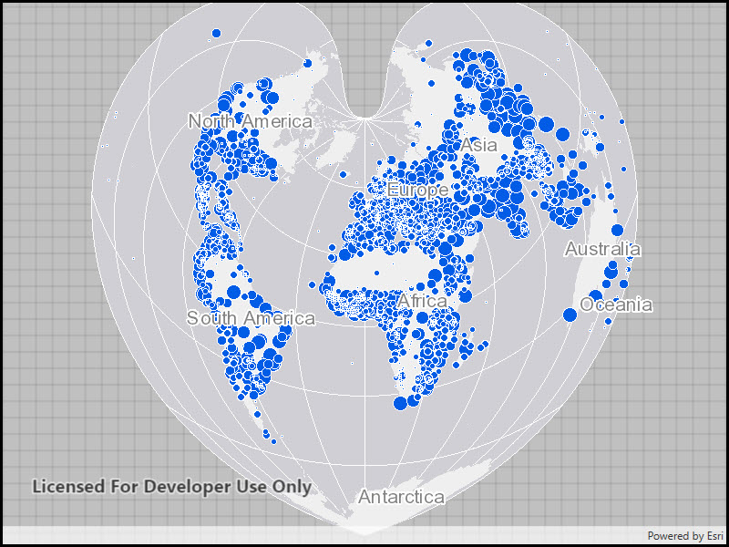 Image of map spatial reference