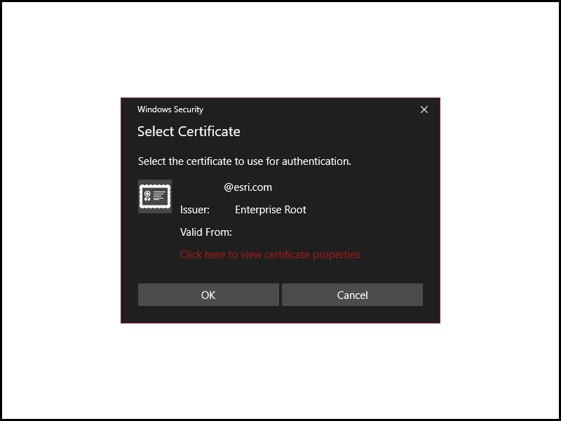 Image of certificate authentication with PKI