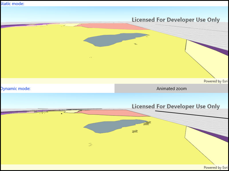 Image of feature layer rendering mode scene