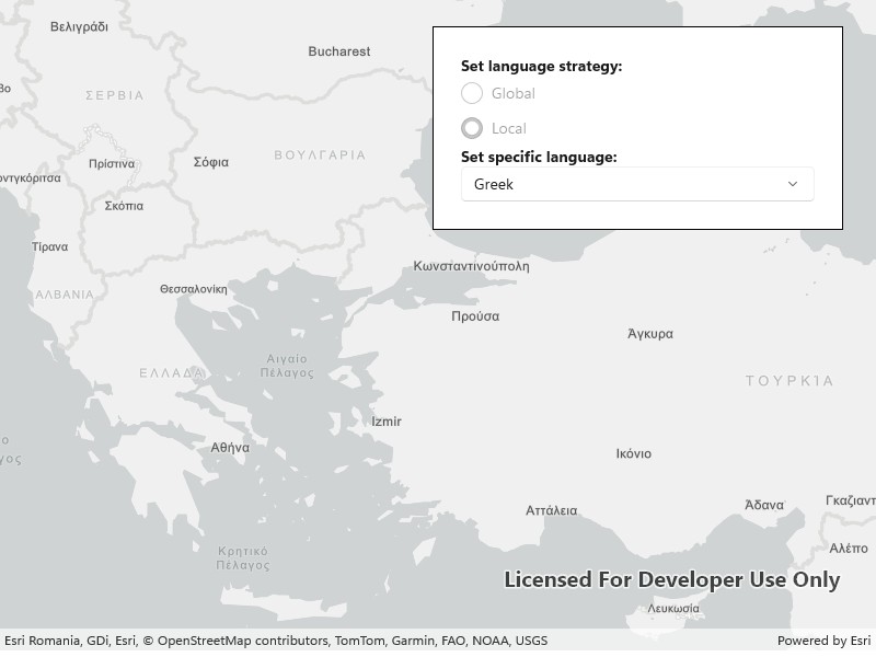 Configure basemap style parameters