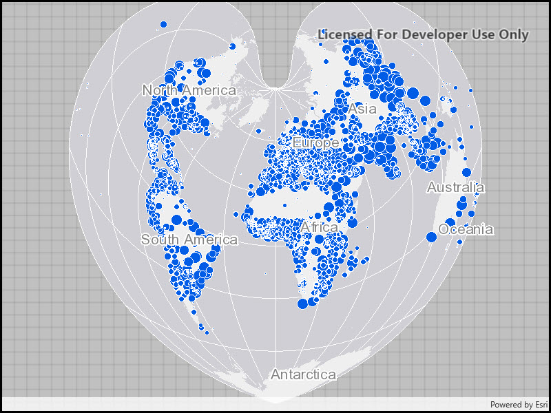 Image of map spatial reference