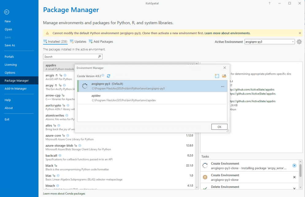 python package manager progress bar