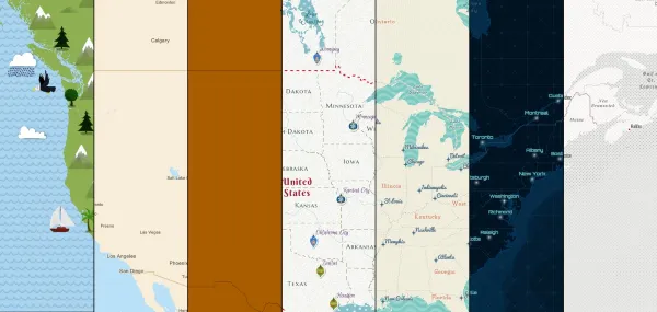 vector map styles