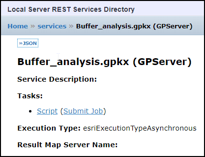 Local Server REST directory