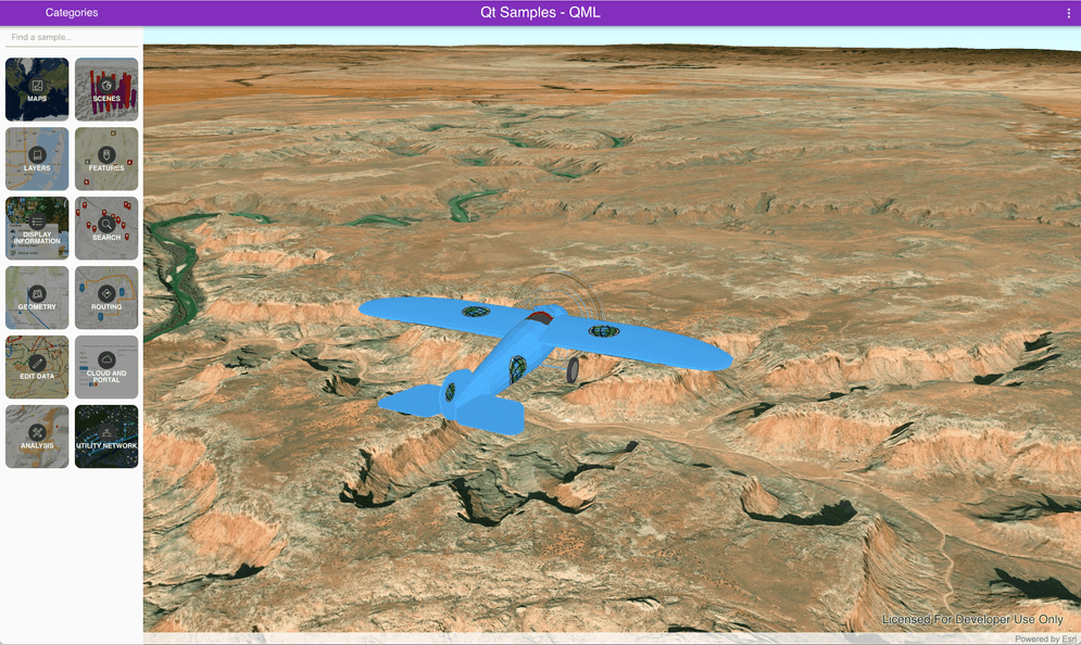 Qt Sample viewer application