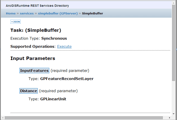 Local Server REST directory