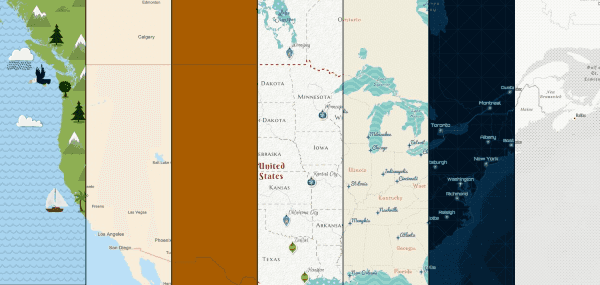 vector map styles