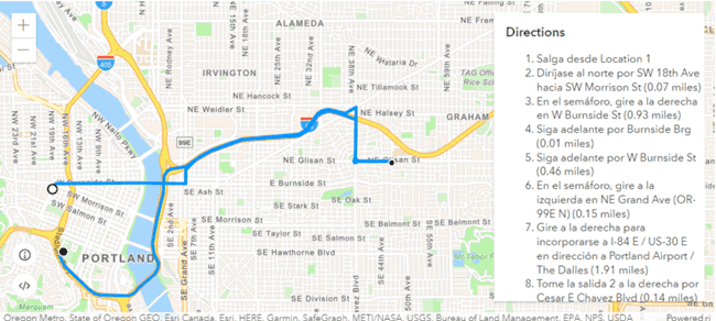 Find the best route and directions for three stops