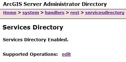 Services Directory options