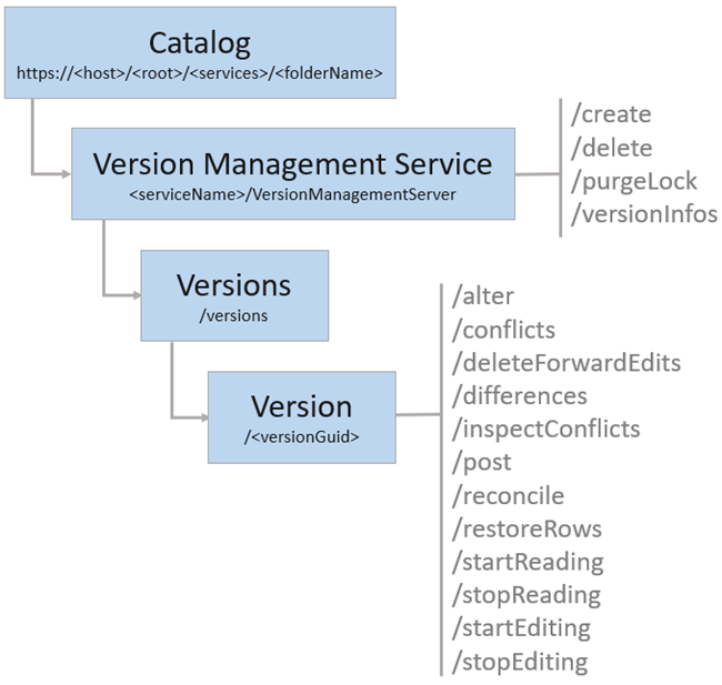 VersionManagementServer resources and operations