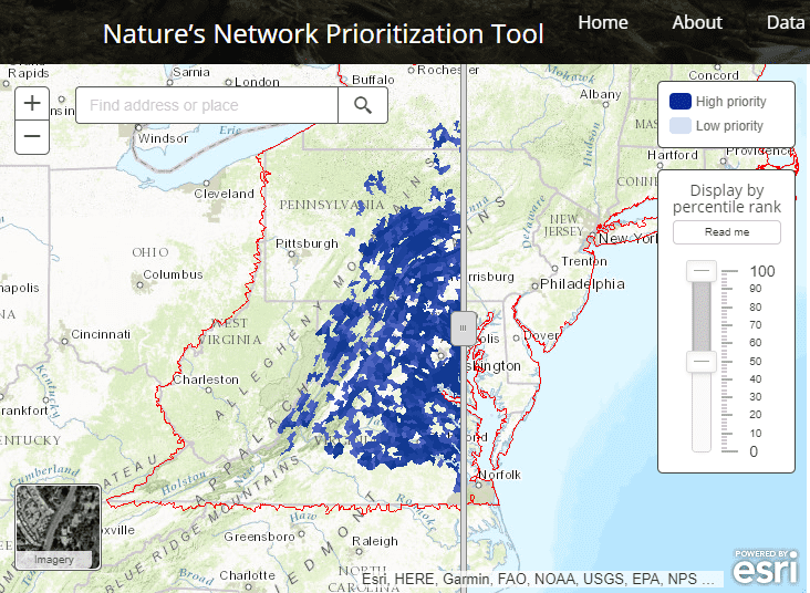 Nature’s Network application screenshot