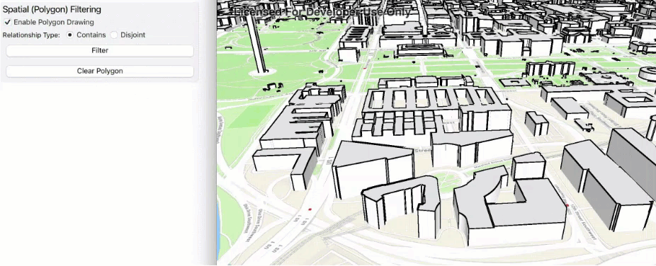 Filter scene layer with IDs