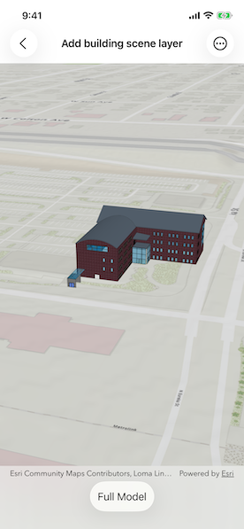 Image of Add building scene layer sample