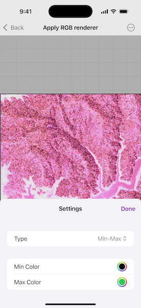 Image of Apply RGB renderer sample