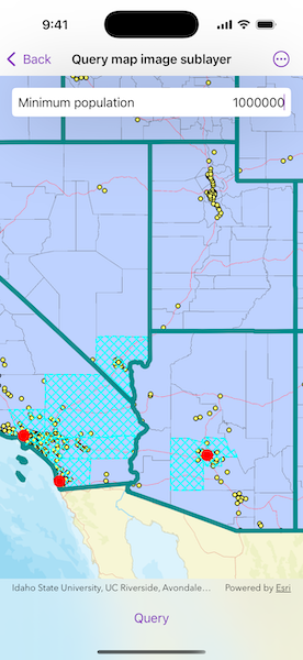 Image of Query map image sublayer sample