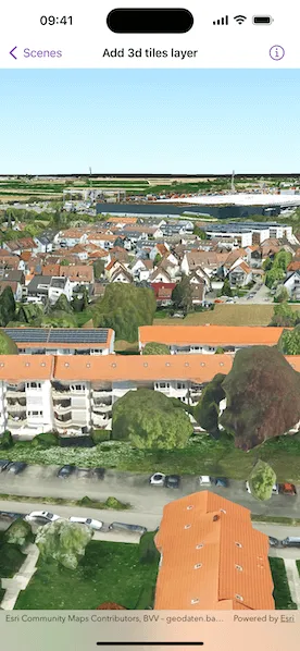 Image of Add 3D tiles layer sample