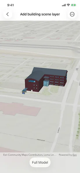 Image of Add building scene layer sample