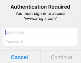 Authenticator LoginViewModifier to present a login alert