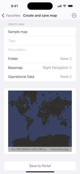 Image of create and save map