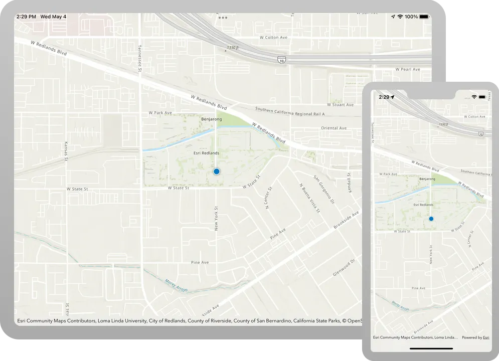 display device location