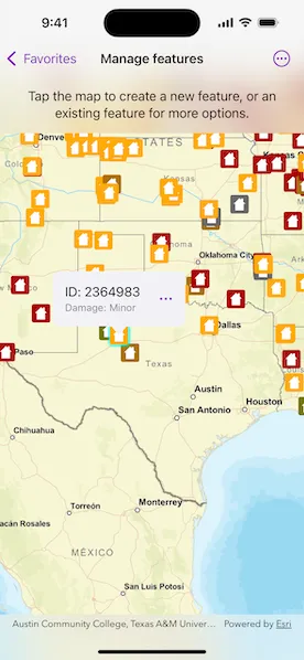 Image of manage features sample