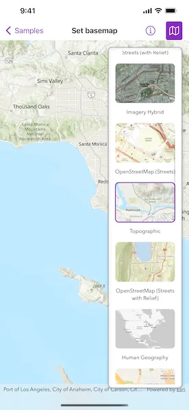 Image of Set basemap sample