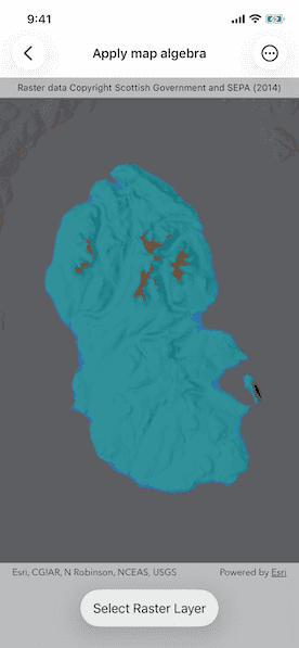 Image of Apply map algebra sample