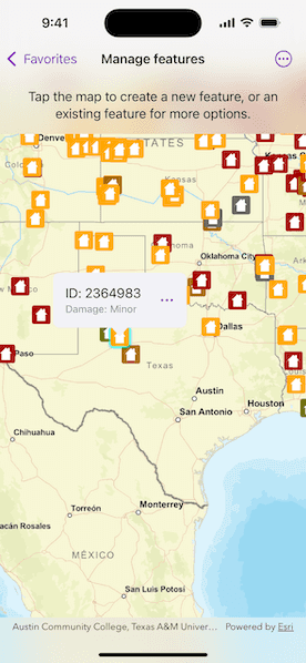 Image of manage features sample
