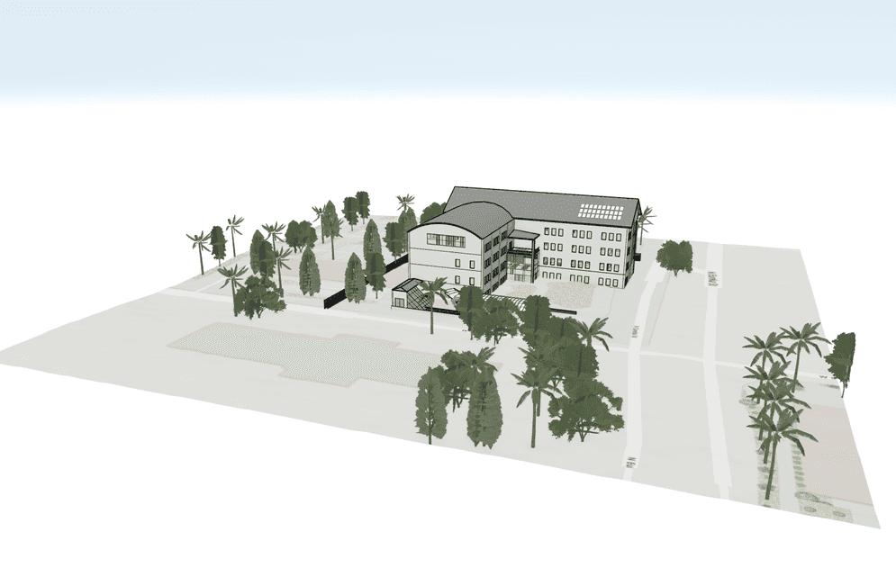 Local scene displaying a building.