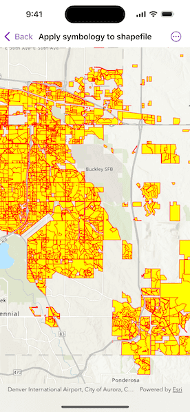 Image of apply symbology to shapefile
