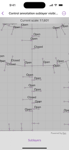 Image of Control annotation sublayer visibility sample