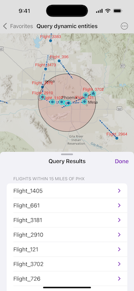 Image of Query dynamic entities sample