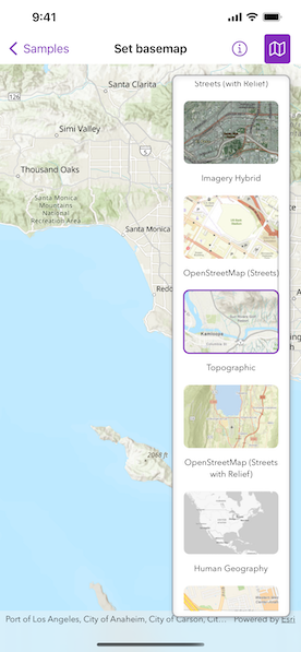 Image of Set basemap sample
