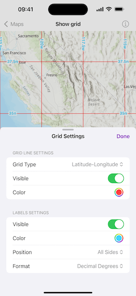 Image of Show grid sample