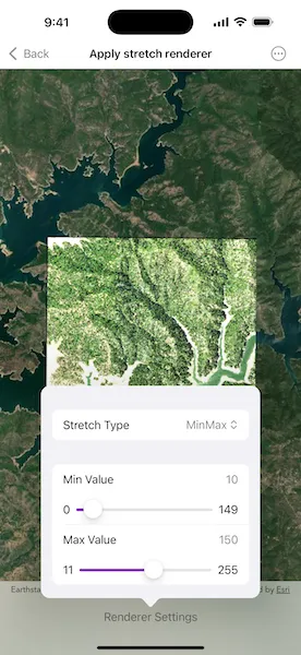 Image of apply stretch renderer sample