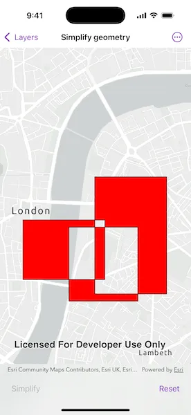Image of Simplify geometry sample