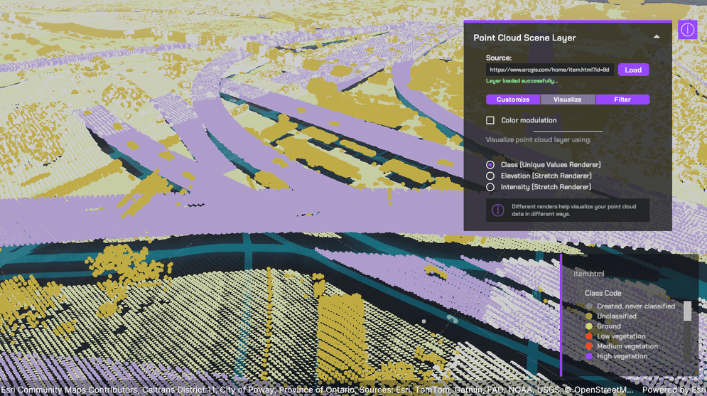 3D attributes filtering