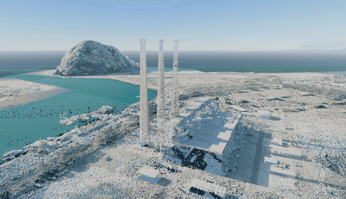 Point cloud scene layer