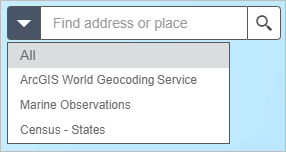 List of geocoding services and searchable layers