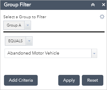 Apply a predefined filter set.