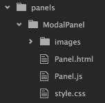 Panels folder structure