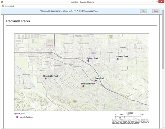 Report map